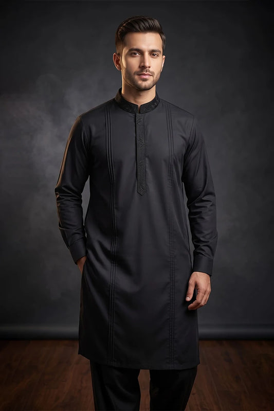 Fabrich - Premium Embroidered Unstitched Suit - FAB-9791