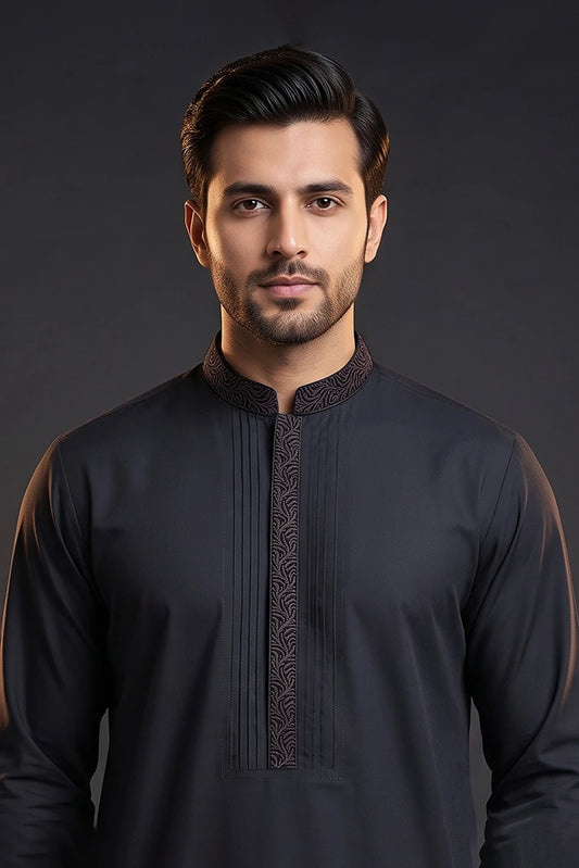 Picture of Fabrich - Premium Embroidered Unstitched Suit - FAB-9847 - Available at Raja Sahib