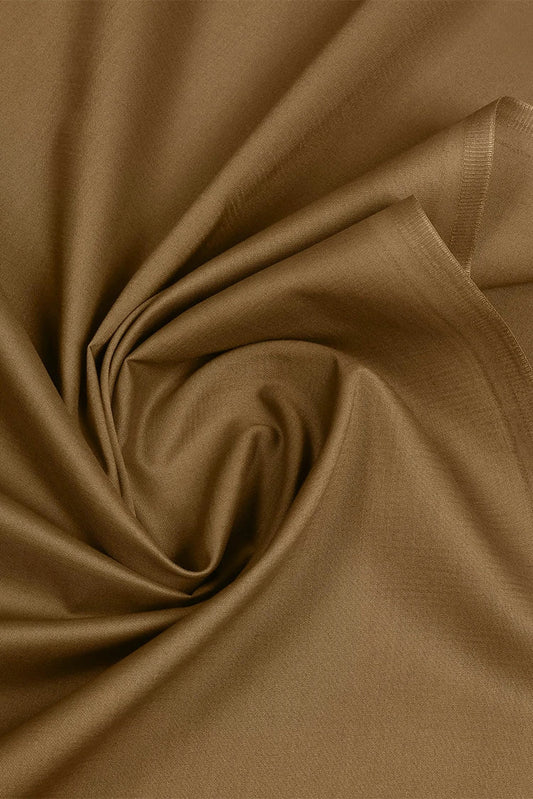 Picture of Fabrich - Men's Unstitch Soft Cotton Kameez Shalwar - Copper - Available at Raja Sahib