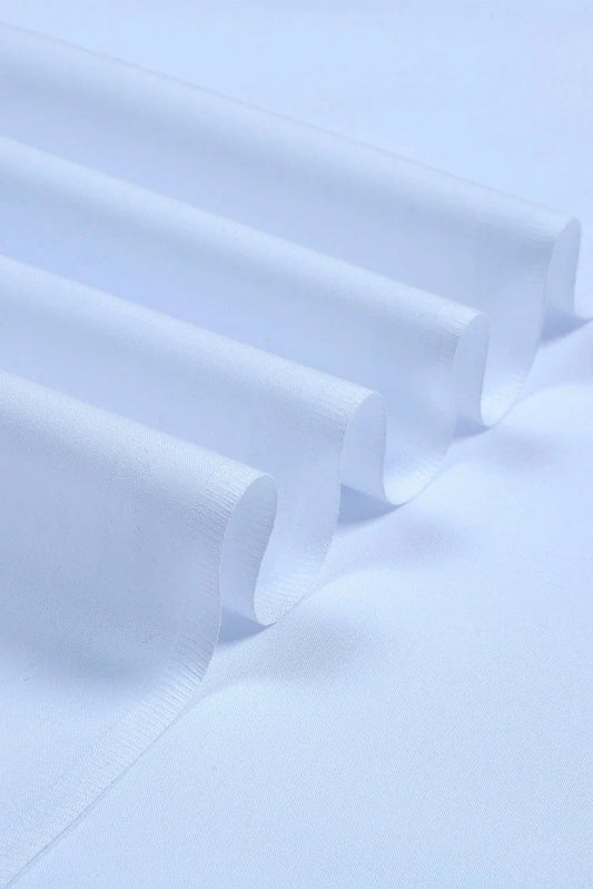 Picture of Fabrich - Men's Unstitch Soft Cotton Kameez Shalwar - White - Available at Raja Sahib