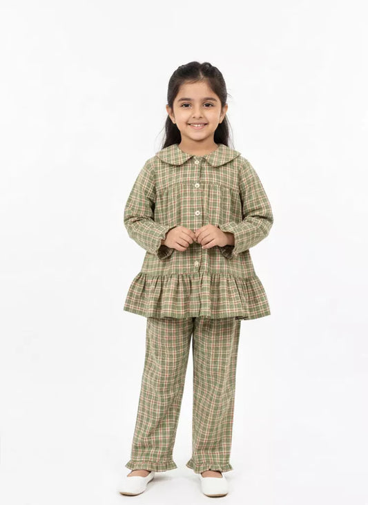 Picture of Peelu - Flannel - Co-ord Set - Available at Raja Sahib