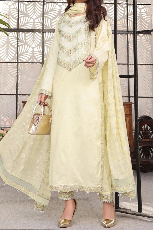 Picture of Tasneem Shamim - Zumra Luxury Festive - Merve - Jacquard - 3-Piece MTO - Available at Raja Sahib