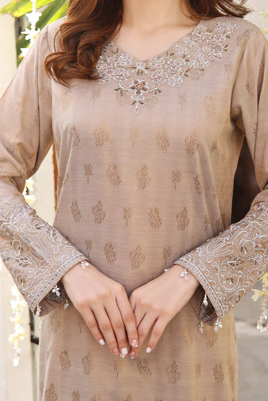 Picture of Tasneem Shamim - Zumra Luxury Festive - Melis - Jacquard - 3-Piece MTO - Available at Raja Sahib