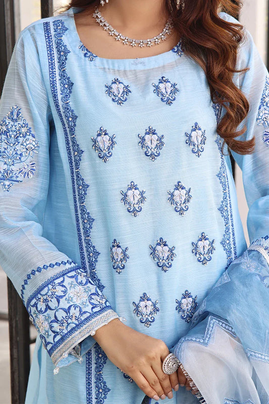 Picture of Tasneem Shamim - Zumra Luxury Festive - Nazli - Diamond Silk - 3-Piece MTO - Available at Raja Sahib