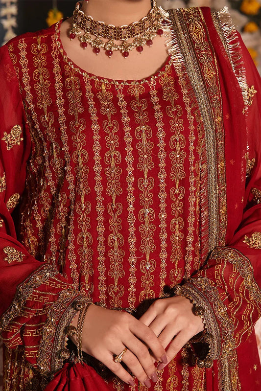 Picture of Tasneem Shamim - Zumra Luxury Festive - Dilara - Chiffon - 3-Piece MTO - Available at Raja Sahib