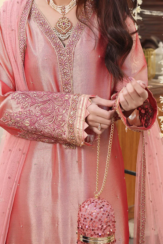 Picture of Tasneem Shamim - Zumra Luxury Festive - Sebnem - Masuri - 3-Piece MTO - Available at Raja Sahib