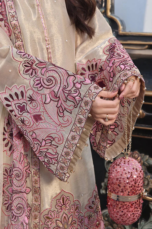Picture of Tasneem Shamim - Zumra Luxury Festive - Ebru - Masuri - 3-Piece MTO - Available at Raja Sahib