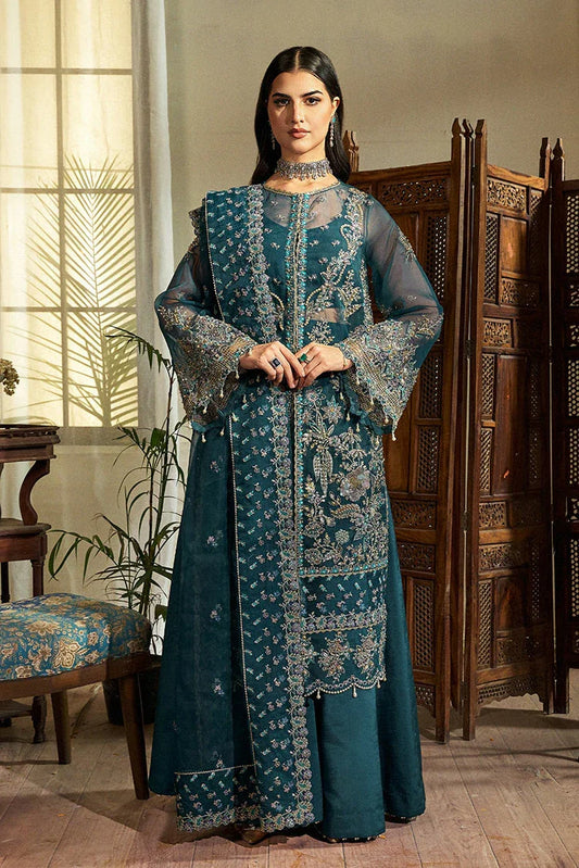 Picture of Fabiha Fatima - Mehar o Maah Luxury Festive - Bloom - Available at Raja Sahib