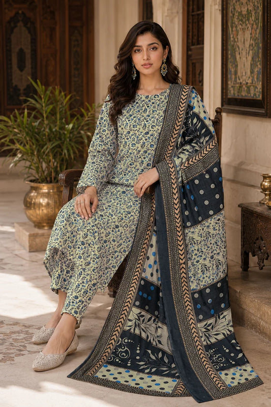 Picture of Kleren - Digital Printed Doria Lawn - F-21 - Unstitched - Available at Raja Sahib