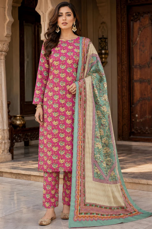 Kleren - Digital Printed Doria Lawn - F-29 - Unstitched