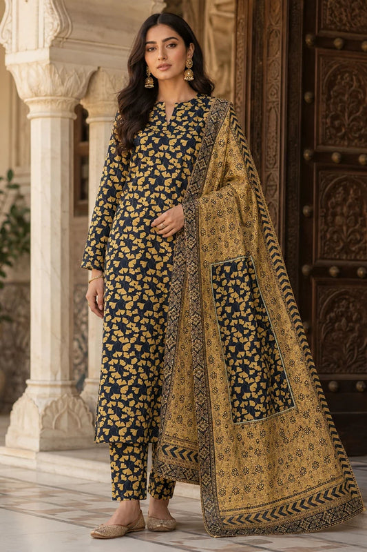 Kleren - Digital Printed Doria Lawn - F-30 - Unstitched