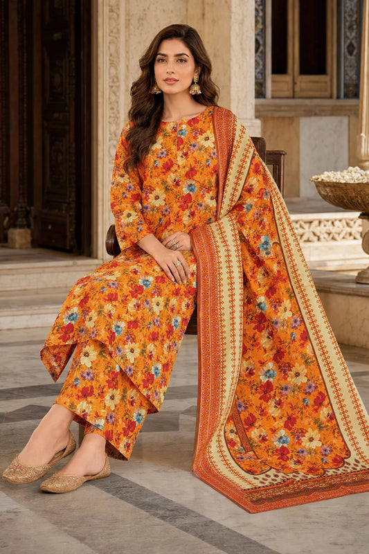 Picture of Kleren - Digital Printed Doria Lawn - F-31 - Unstitched - Available at Raja Sahib