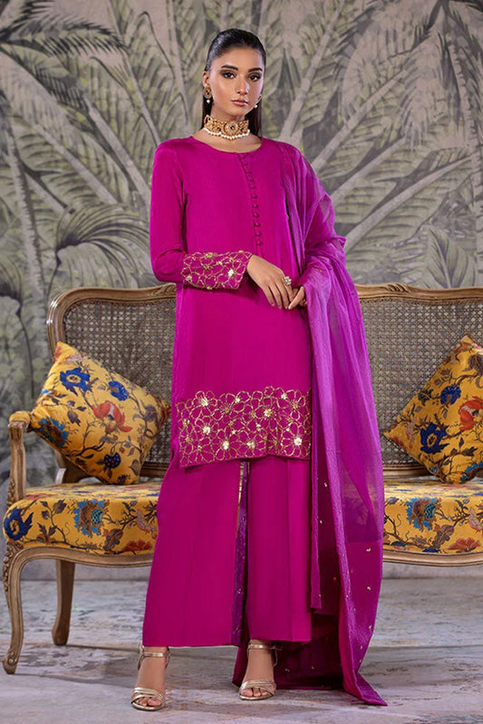 Picture of <!--eq-->Amber Imran - Punkh Luxury Formals - Fuschia Flair - Available at Raja Sahib