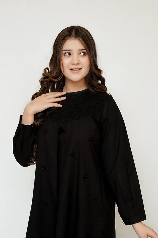Picture of Senorita - Girls Eid Dress - Black - Casual 3 Piece Suit - GAD-03491 - Available at Raja Sahib