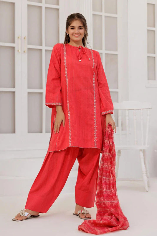 Picture of GBD-03099 | Tarbozi & Silver | Casual Plus 3 Piece Suit | Cotton Dobby - Available at Raja Sahib