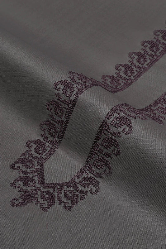 Fabrich - Men's Embroidered Unstitch Kameez Shalwar - Cader