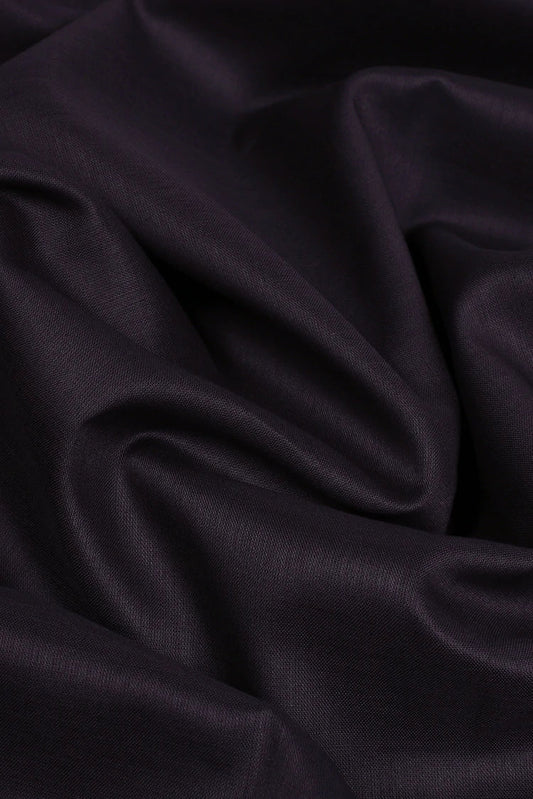 Fabrich - Cotton-Lawn Unstitched Kameez Shalwar - Eggplant