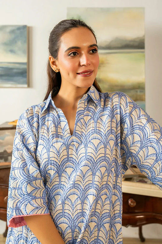 Picture of Hada - Celestial Bloom - Co-Ord Set - Loomed Light - Available at Raja Sahib