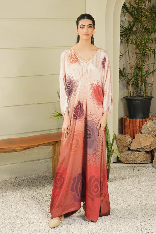 Picture of Stitch Vibes - Ravayah Eid Collection Vol 1 - Seraphina Rose Kaftan - Available at Raja Sahib