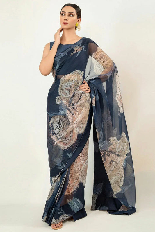 Picture of Imran Aftabs - Nova Saree Collection - IASC 13 - Available at Raja Sahib
