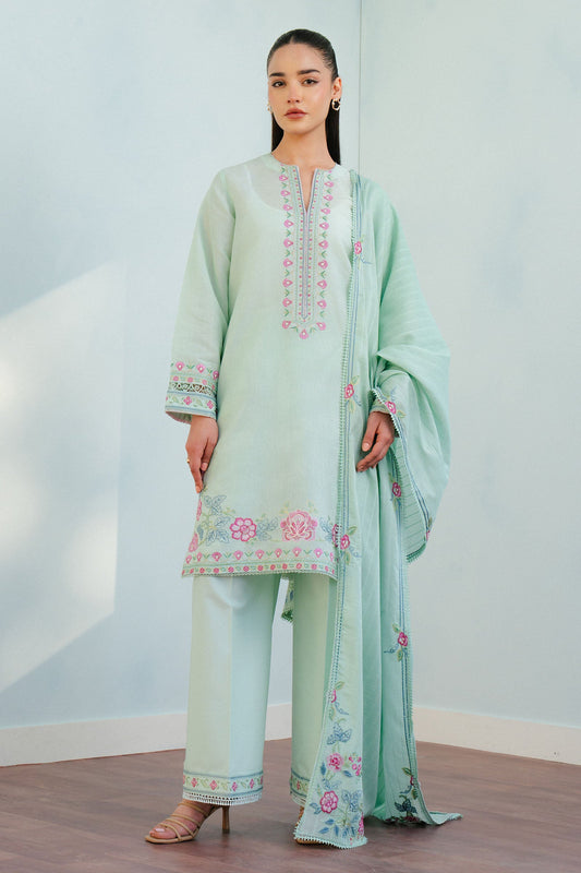 Picture of Zara Shahjahan - Coco Lawn Collection - INDI-9A - Available at Raja Sahib