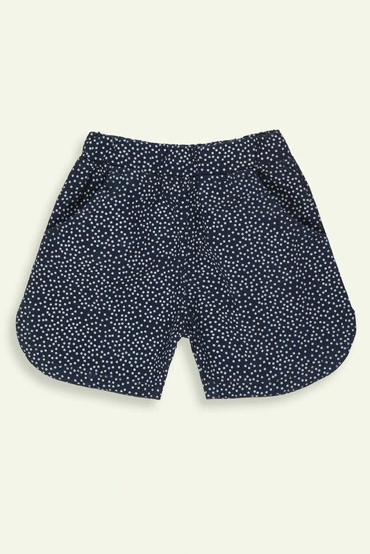 Ixample - Polka Dot Navy Twill Shorts