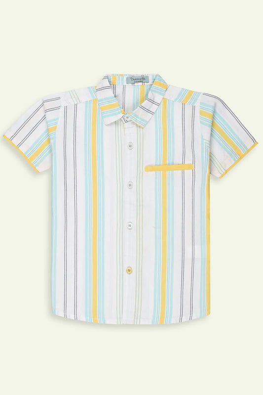 Ixample - Boys Multi Stripe Shirt