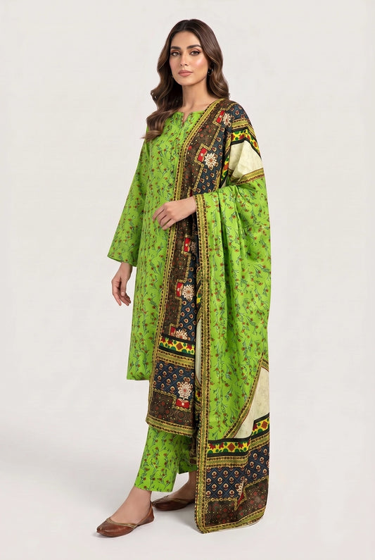 Kleren - Printed Lawn - I-28 - Unstitched