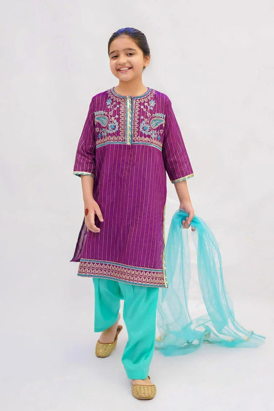 Picture of Bonitaestilo - Bloom Festive - Purple Pulse - K0004 - Available at Raja Sahib