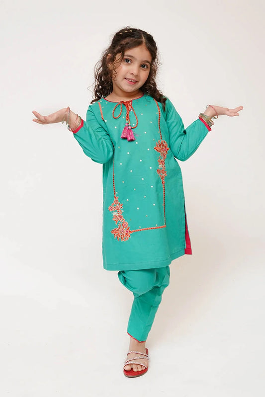 Senorita - Kids Casual Dress - Casual 2 Piece Suit - KAC-03431
