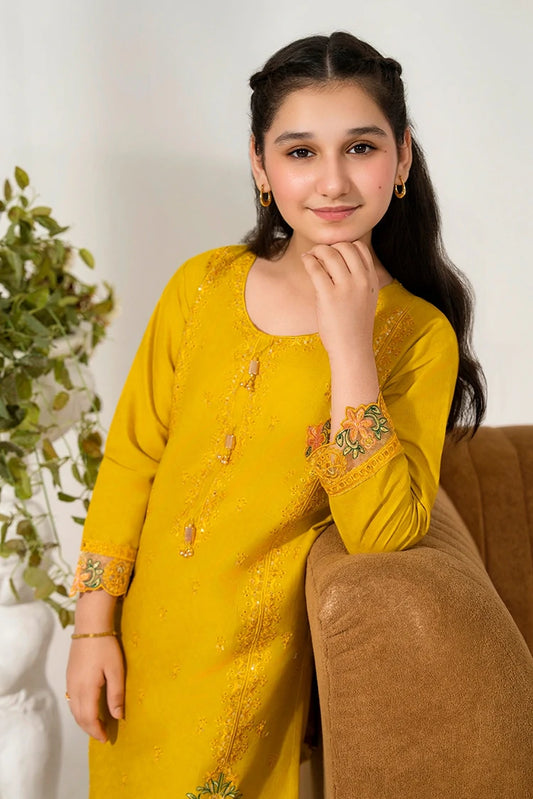 Picture of Khayat - Saffron - 2 Piece - Available at Raja Sahib