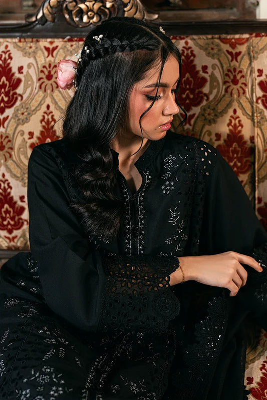 Picture of Kaanthaa - Unstitched Embroidered Suit - 3 Piece - Kaali Ghataa - Available at Raja Sahib