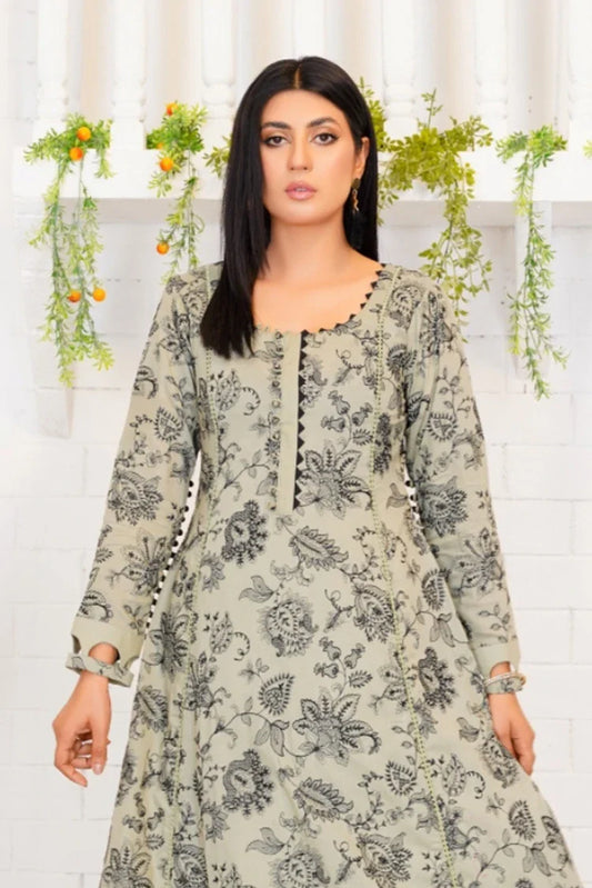 Picture of Threads & Weaves - 3 Pc Embroidered Lawn Suit - L23102 - Available at Raja Sahib