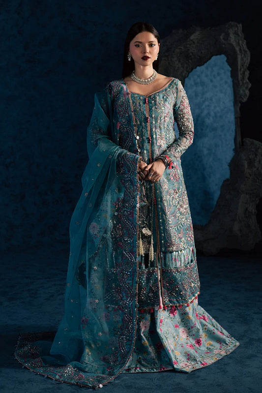 Picture of Maria Osama Khan - Lamhay Wdding Festive '25 - Neelum - Available at Raja Sahib