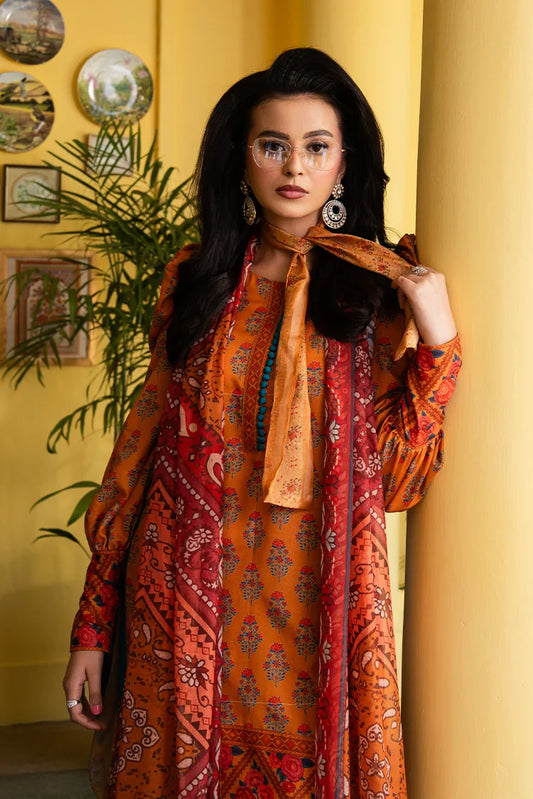 Picture of Maria Osama Khan - Retro Lawn Edit - Nehr - Available at Raja Sahib