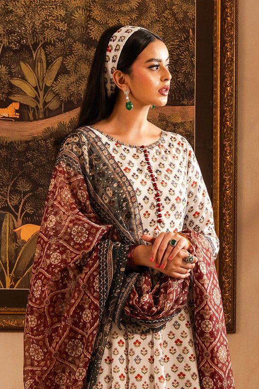 Picture of Maria Osama Khan - Retro Lawn Edit - Nair - Available at Raja Sahib