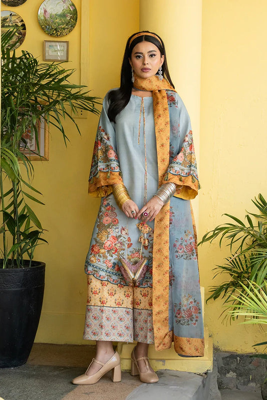 Picture of Maria Osama Khan - Retro Lawn Edit - Sama - Available at Raja Sahib