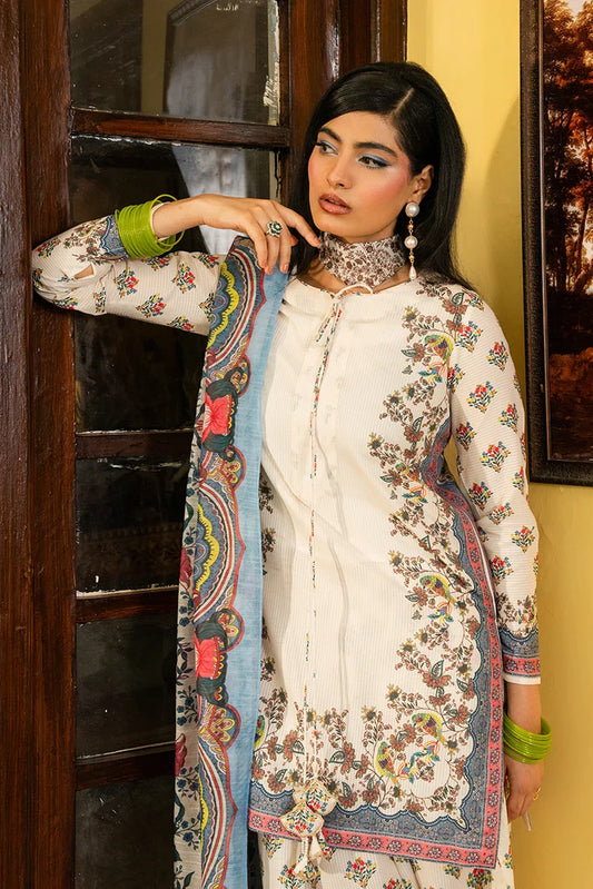Picture of Maria Osama Khan - Retro Lawn Edit - Jasmine - Available at Raja Sahib