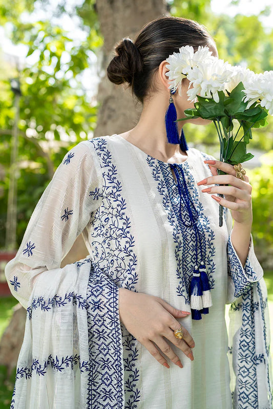 Tasneem Shamim - Metallique Organza Handmade Tassels - Pristine