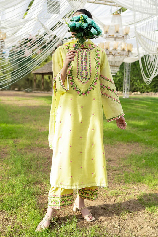 Tasneem Shamim - Hand Embellished Metallique Organza - Ophira