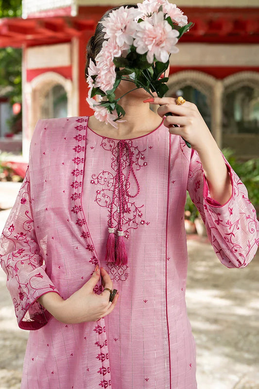 Tasneem Shamim - Hand Embellished Metallique Organza - Rosalia