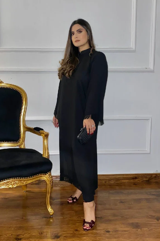 Picture of Manahils - Threaded Love (Two Pc) Black. - Available at Raja Sahib