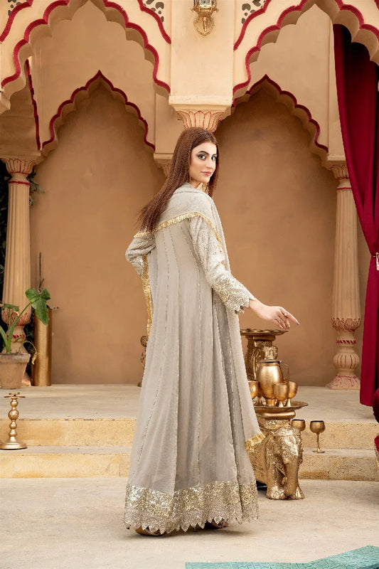 Picture of Manahils - Kurti-B-005-Sand - Available at Raja Sahib