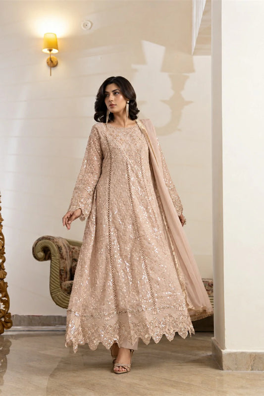 Manahils - Peche Elan - 3 Piece