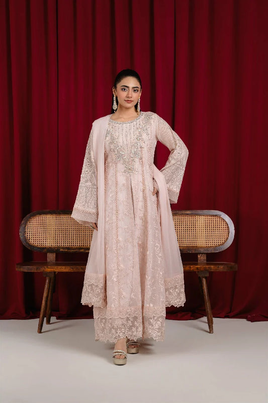 Picture of Manahils - K-160-Peach - Available at Raja Sahib