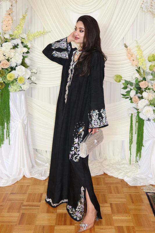 Picture of Manahils - Luna Bloom Kaftan - Available at Raja Sahib