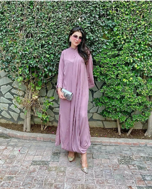 Picture of Manahils - Lilac Drape - Available at Raja Sahib