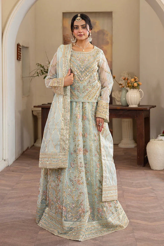 Picture of Manahils - Couture Collection - Luxury-001-Mint Green - Available at Raja Sahib