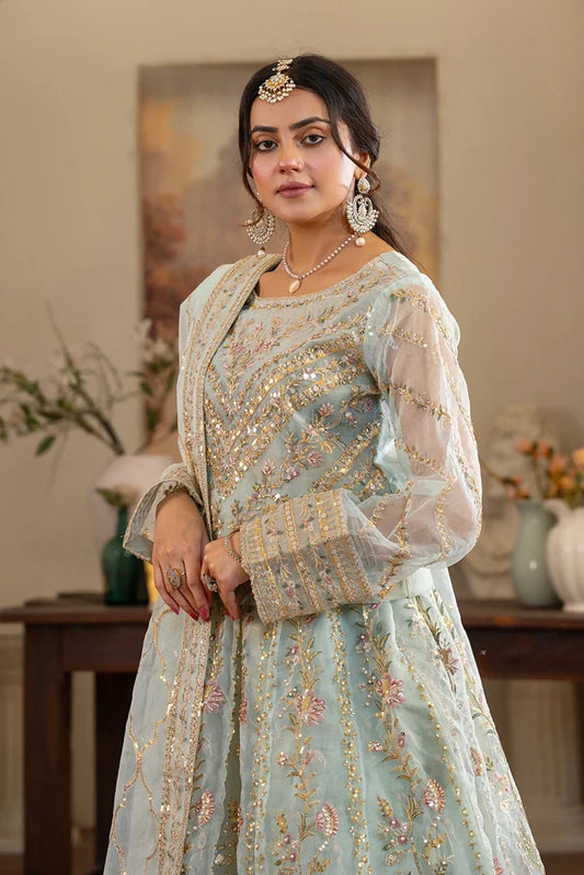Picture of Manahils - Couture Collection - Luxury-001-Mint Green - Available at Raja Sahib