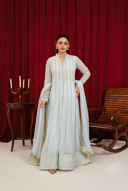 Picture of Manahils - Maxi-106-Ice Blue - Available at Raja Sahib